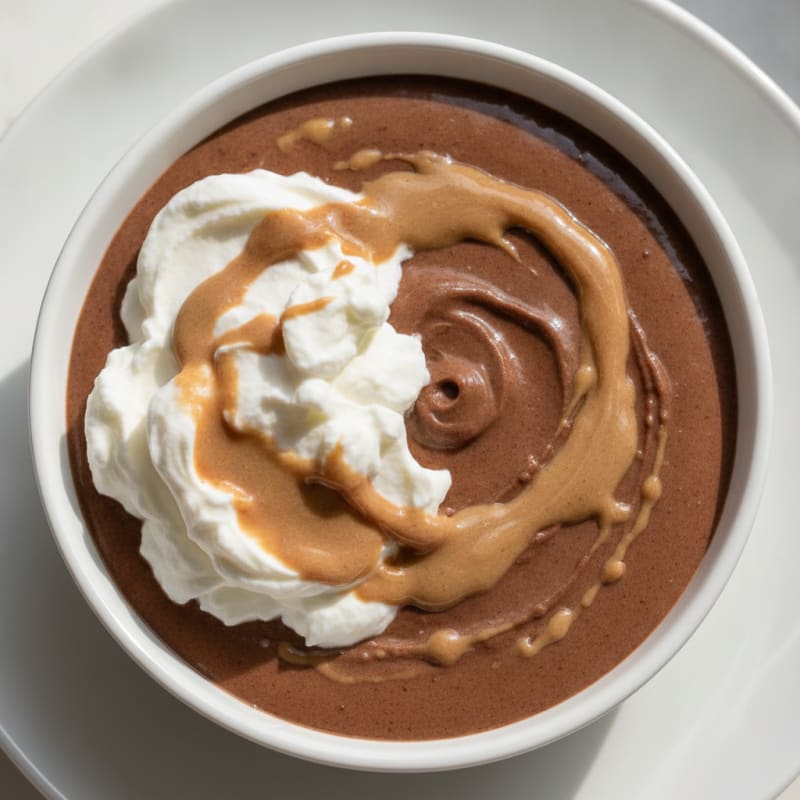 Silky Chocolate Protein Pudding with Greek Yogurt