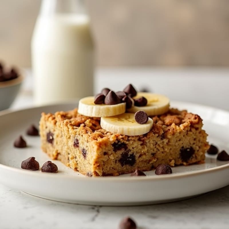 Protein Chocolate Chip Oatmeal Bake