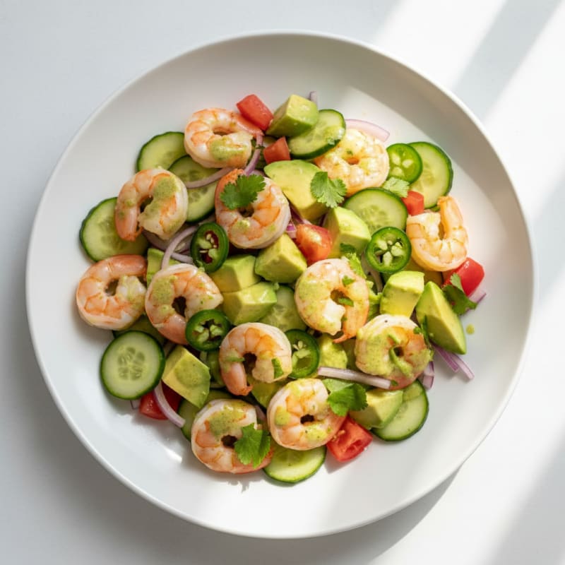Zesty Shrimp Avocado Ceviche