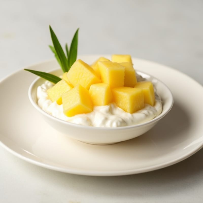 Silky Cottage Cheese with Pineapple