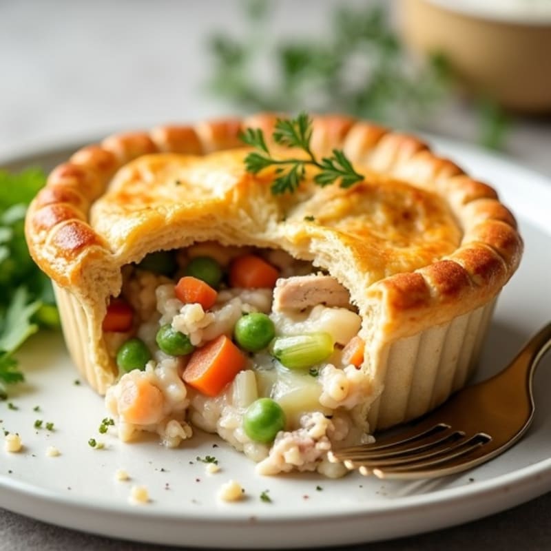 Creamy Herb-Roasted Turkey Pot Pie