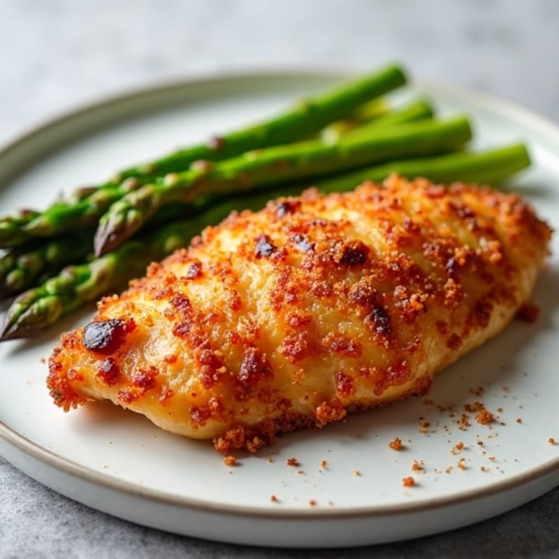 Crispy Teriyaki Chicken with Roasted Asparagus