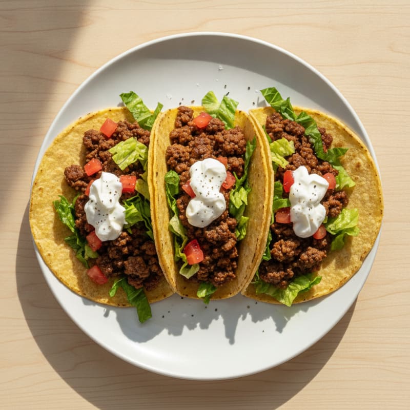 Classic Ground Beef Tacos