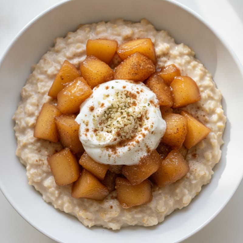 Apple Cinnamon Protein Oatmeal