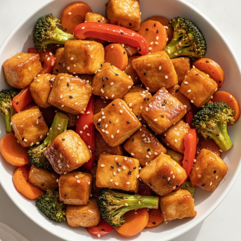 Teriyaki Chicken with Roasted Vegetables
