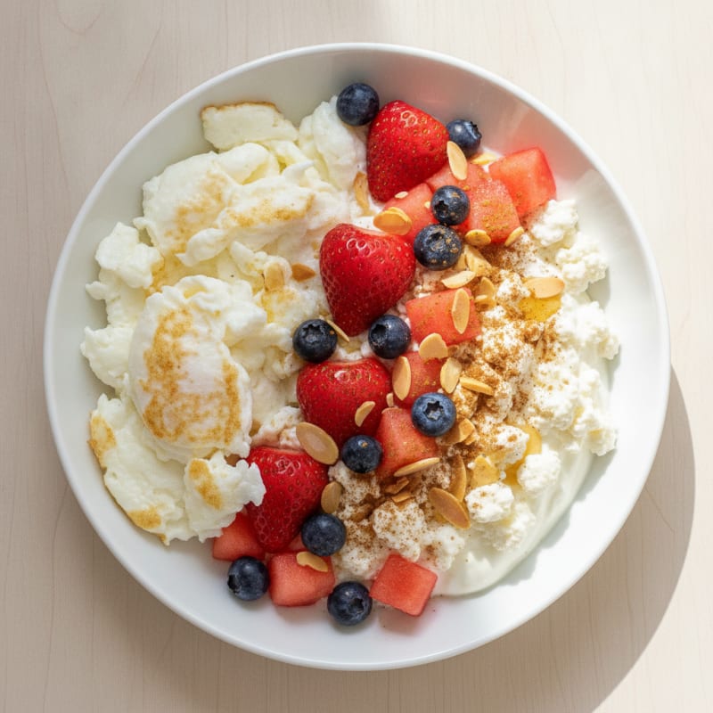 Mixed Berry Cottage Cheese Bowl