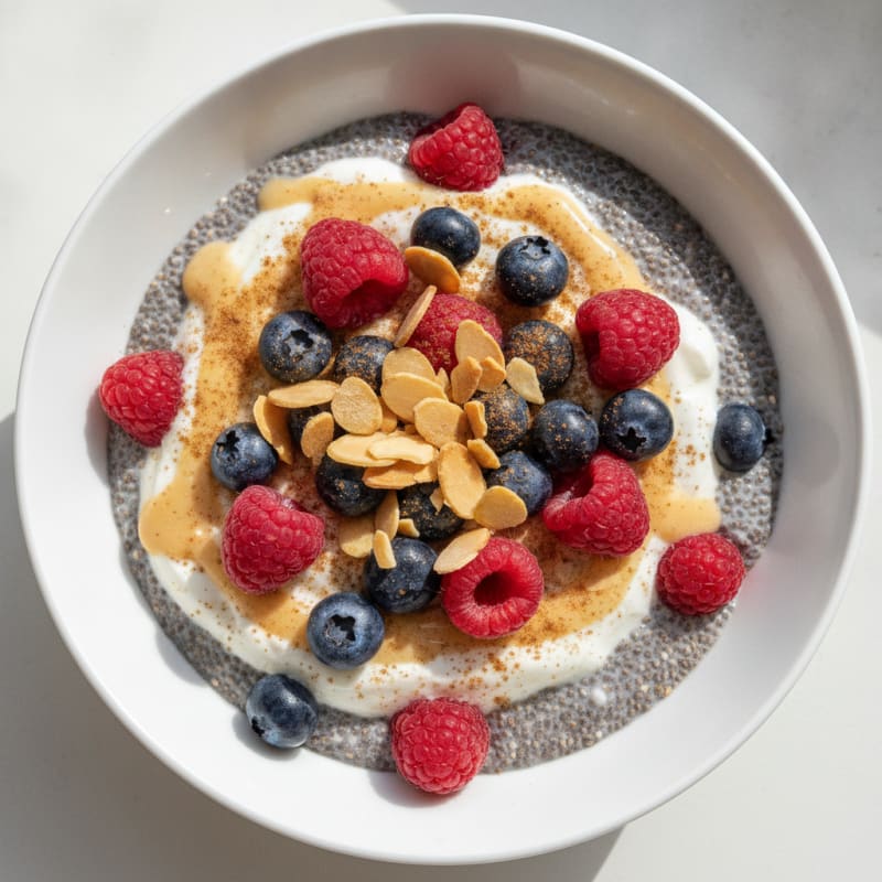 Berry Chia Seed Yogurt Parfait