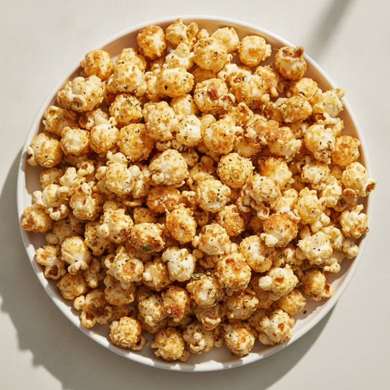 Garlic Herb Parmesan Popcorn