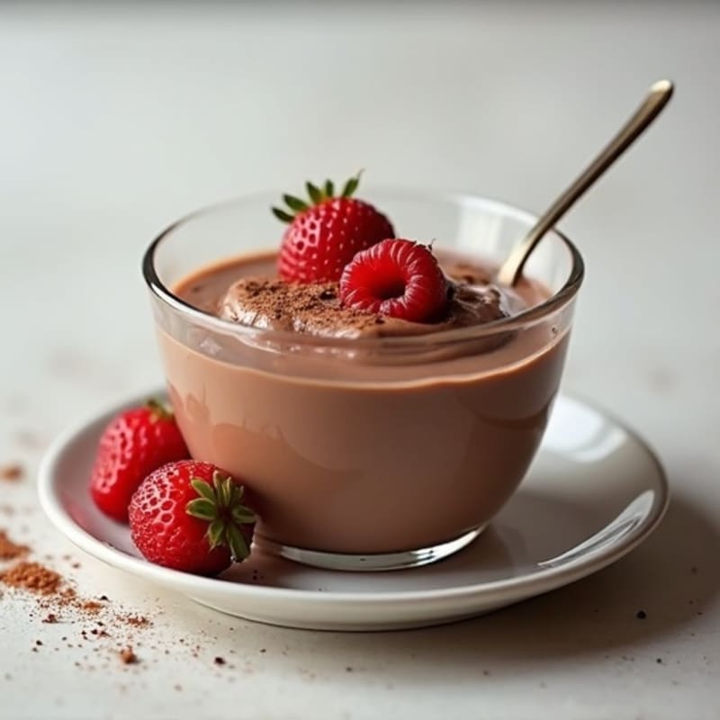 Silky Chocolate Protein Pudding
