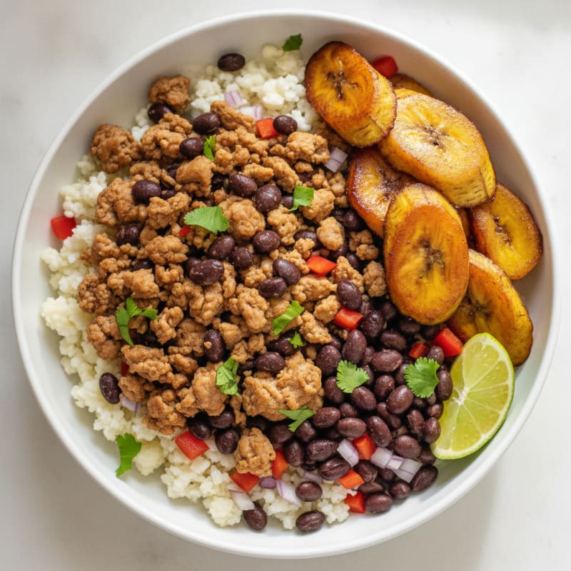 Sweet Plantain and Black Bean Bowl