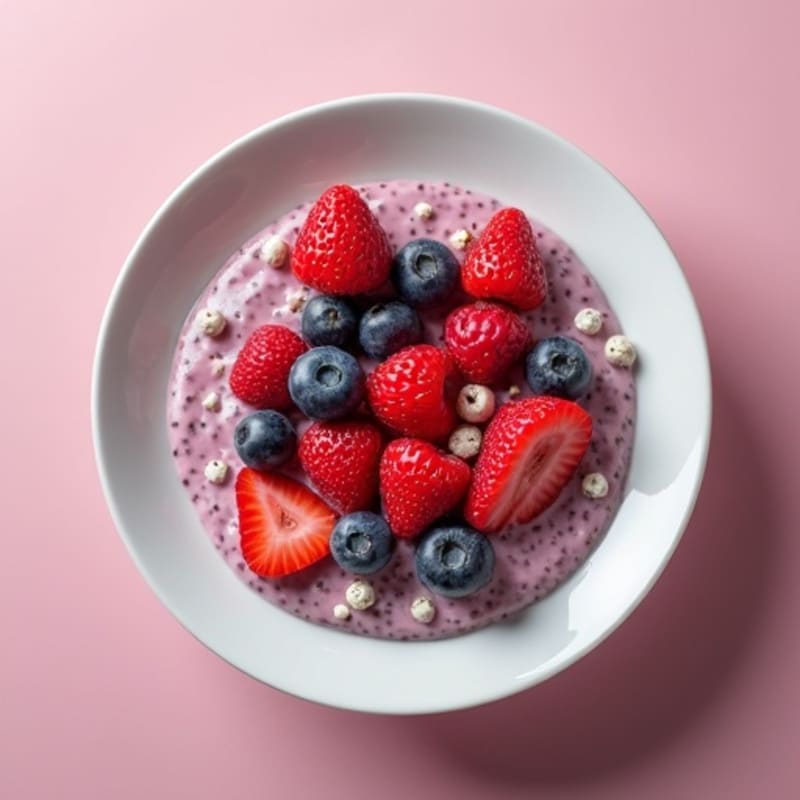 Fresh Berry Chia Pudding