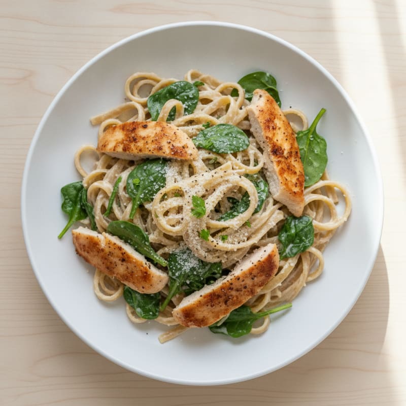 Chicken Alfredo Fettuccine Pasta