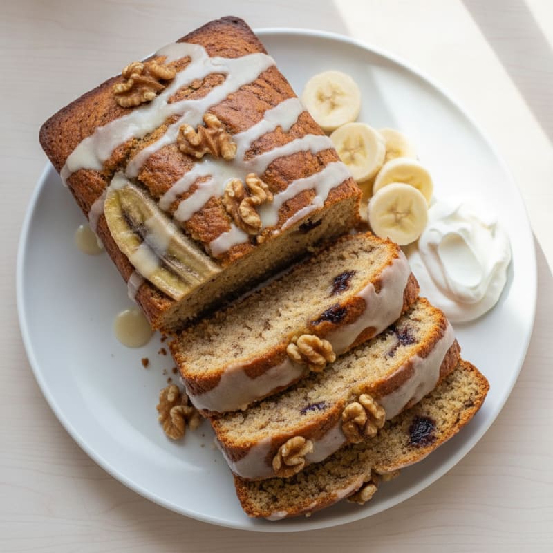 High-Protein Classic Banana Nut Bread