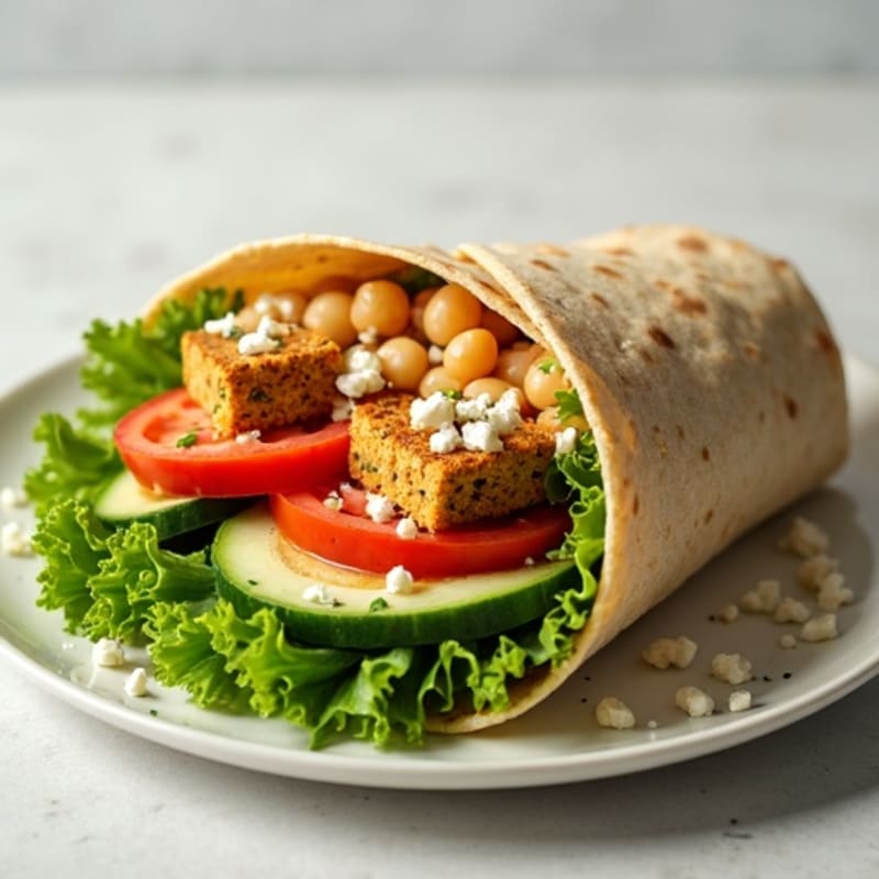 Fresh Garden Veggie Wrap