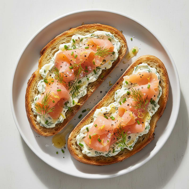 Sourdough Bread with Whipped Herb Butter