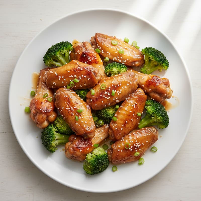 Honey-Garlic Glazed Chicken Wings