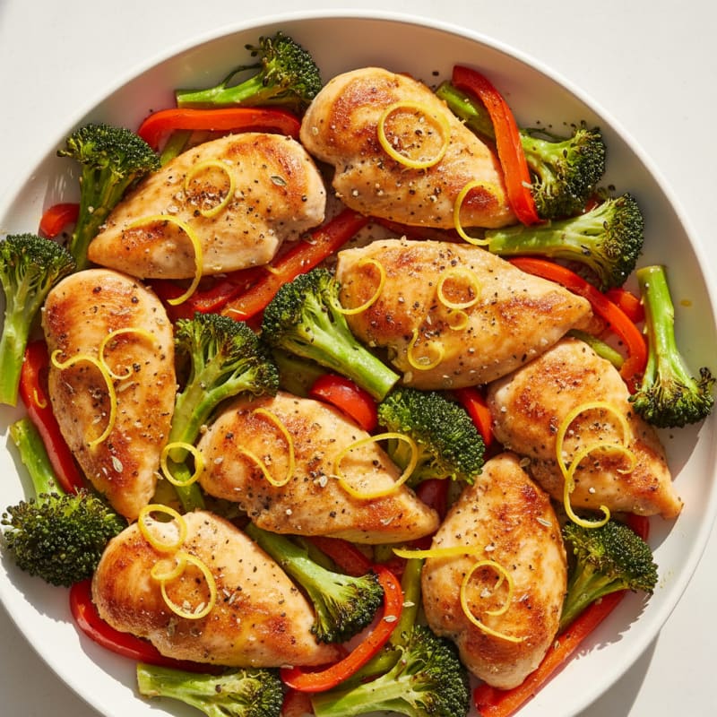 Sheet Pan Lemon Herb Chicken and Veggies