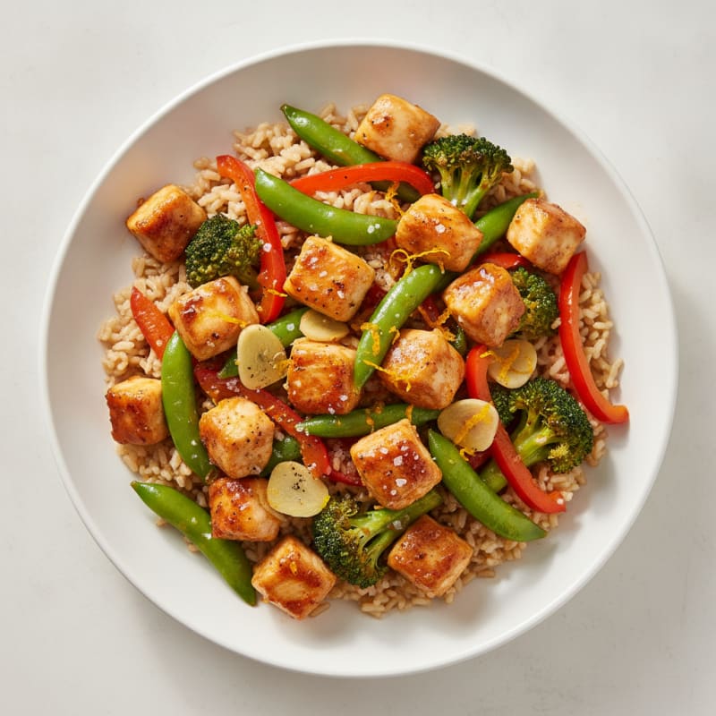 Orange Glazed Chicken Stir-Fry