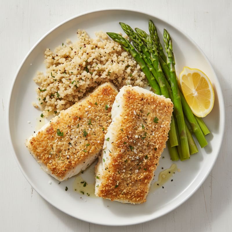 Herb-Crusted Fish Fillets