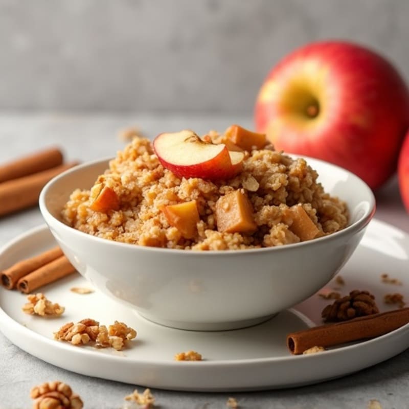 Protein-Packed Apple Cinnamon Baked Oatmeal