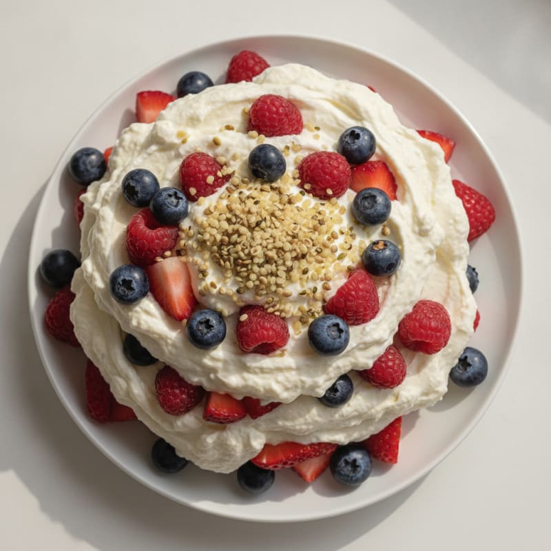 Creamy Greek Yogurt Protein Parfait with Mixed Berries