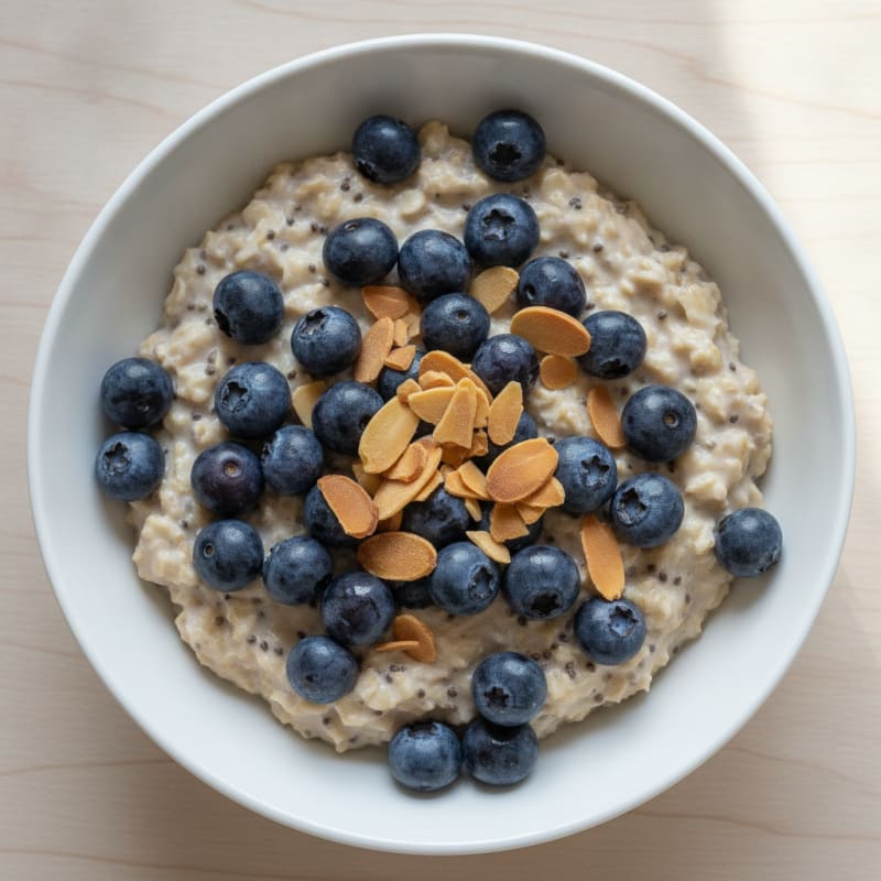 Blueberry Almond Overnight Oats