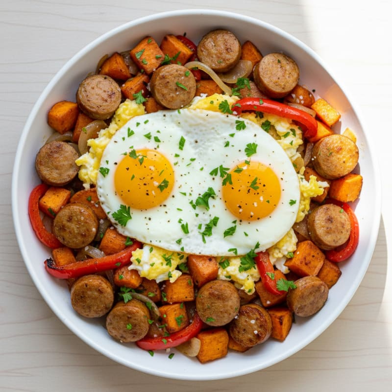 Hearty Grand Slam Breakfast Skillet