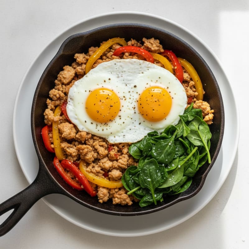 Hearty Grand Slam Breakfast Skillet