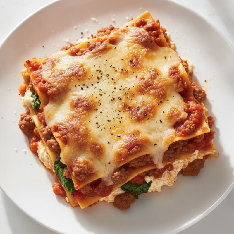 Classic Beef and Ricotta Lasagna Bake