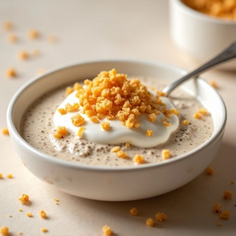 Protein-Packed Vanilla-Butterscotch Chia Pudding