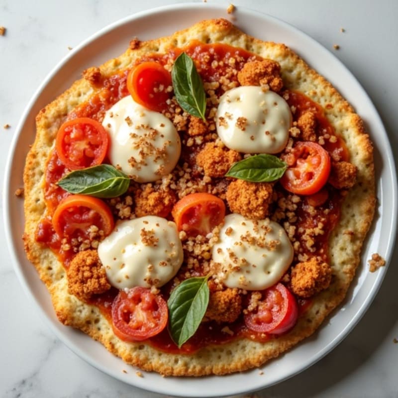 BBQ Pulled Chicken Cauliflower Crust Pizza