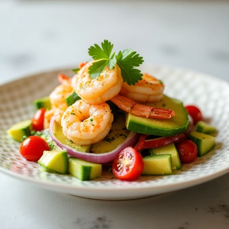Fresh Zesty Shrimp and Avocado Ceviche
