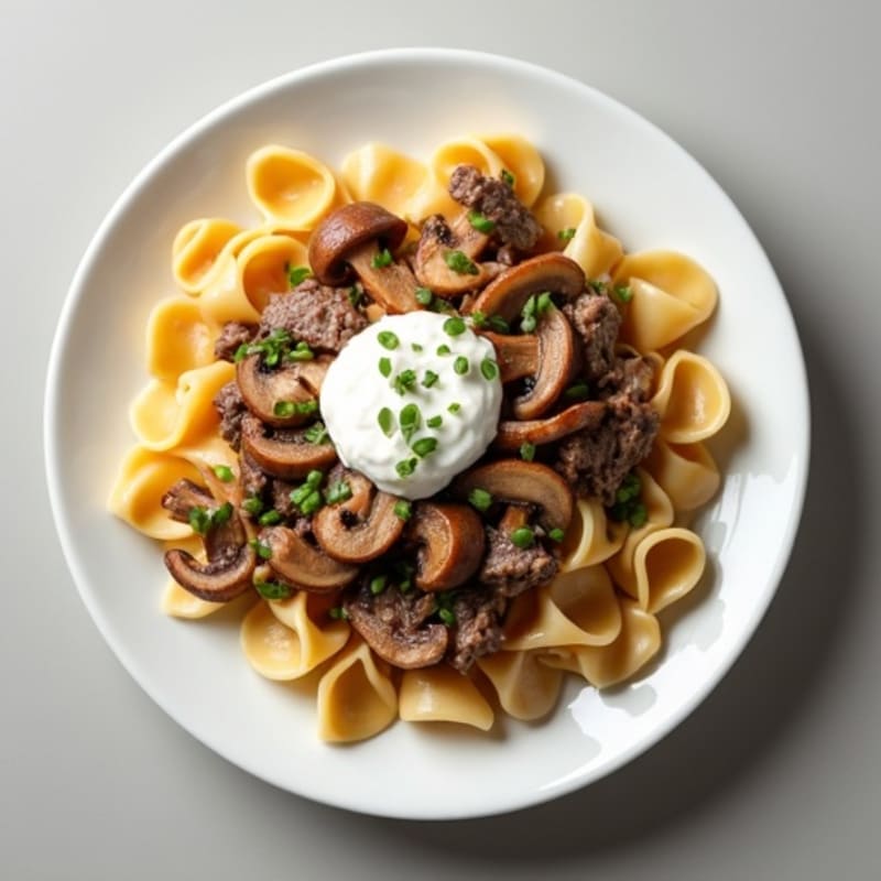 Lean Beef and Mushroom Creamy Stroganoff