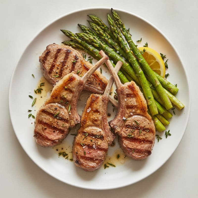 Grilled Herb Lamb Chops