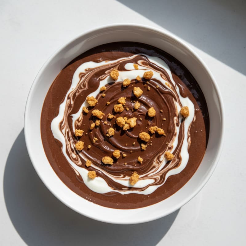 Silky Chocolate Protein Pudding with Greek Yogurt