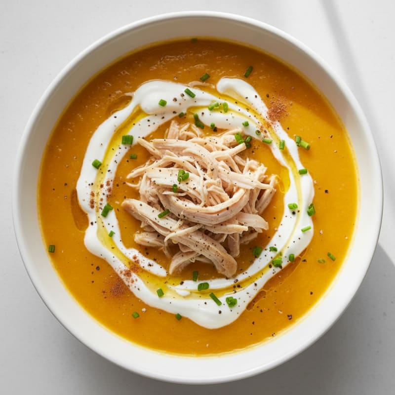 Roasted Butternut Squash and Apple Soup