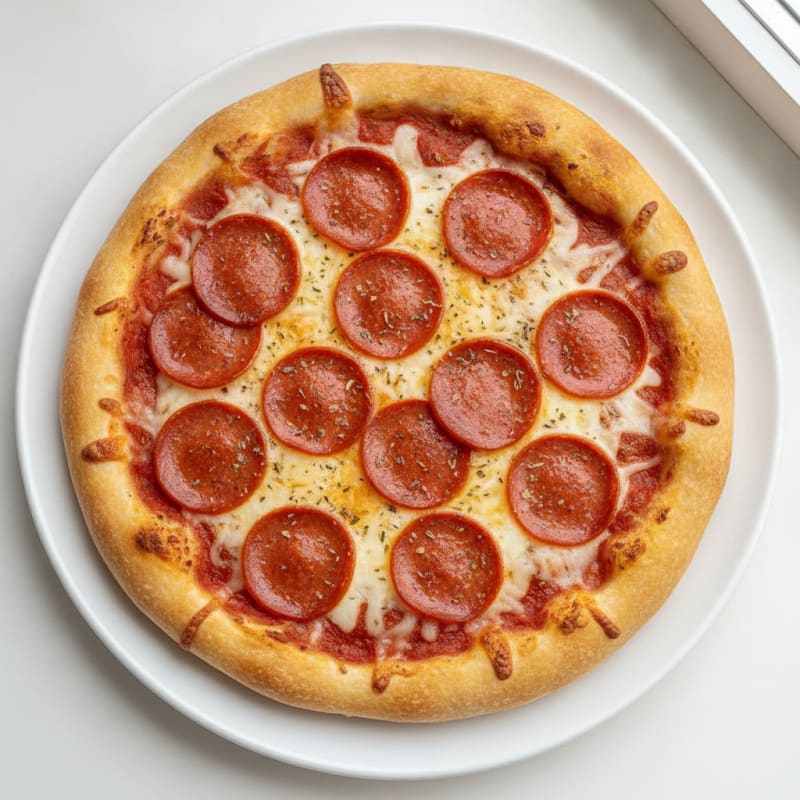 Stuffed Crust Pepperoni Pizza