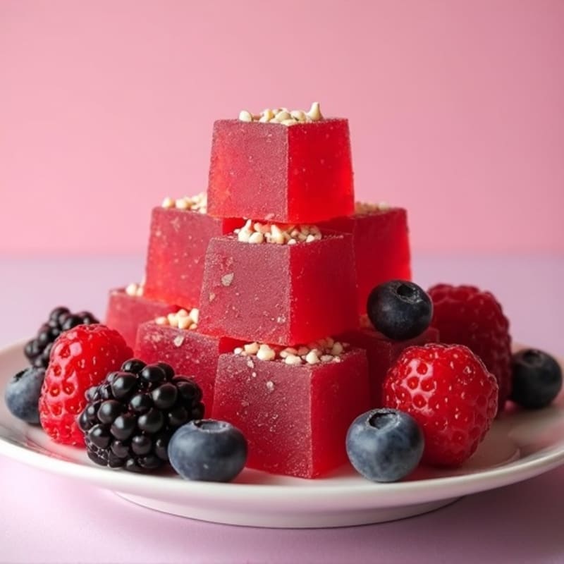 No-Bake Protein-Packed Berry Collagen Gummies