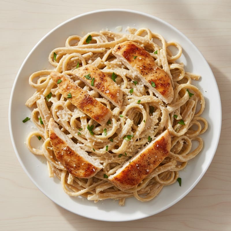 Creamy Garlic Chicken Alfredo