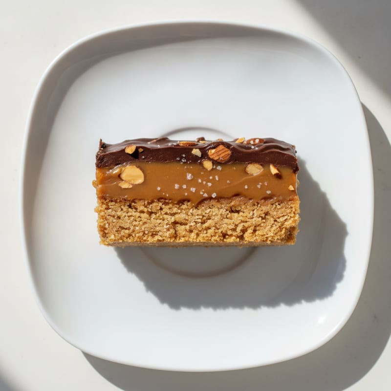 Decadent Caramel Chocolate Slice