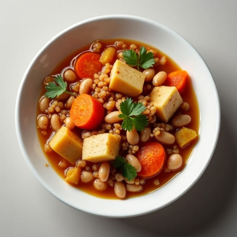 Hearty Root Vegetable and Bean Stew