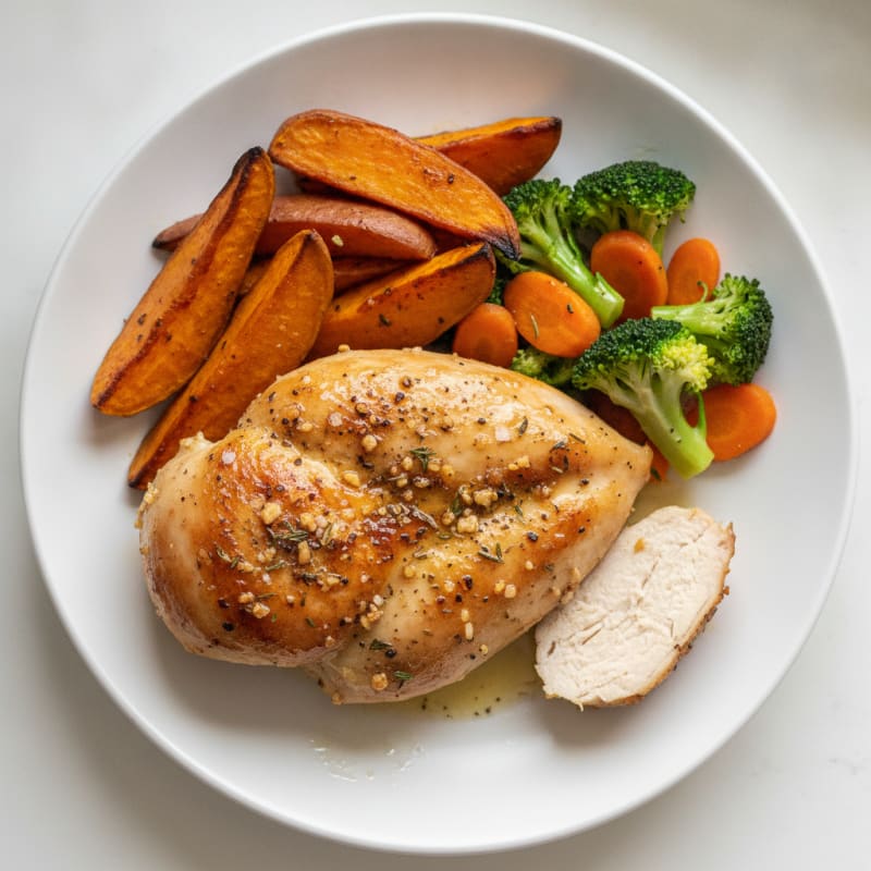 Garlic Herb Roasted Chicken Breast
