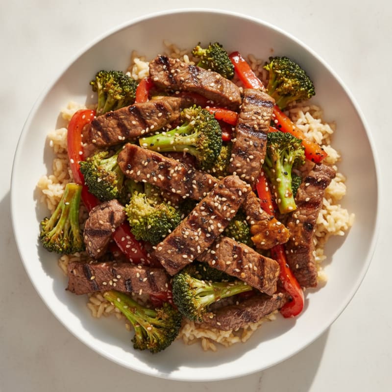 Sesame Beef and Broccoli Stir-Fry