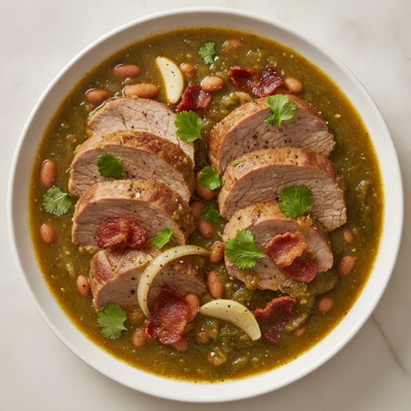 Braised Pork in Rich Chile Broth