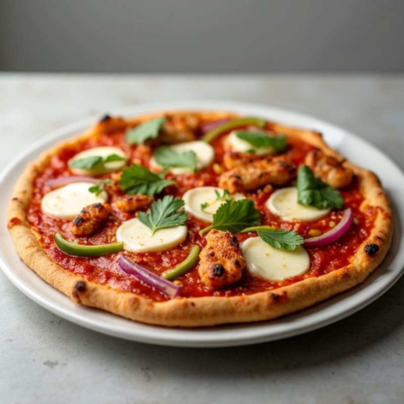 High-Protein BBQ Chicken Pizza
