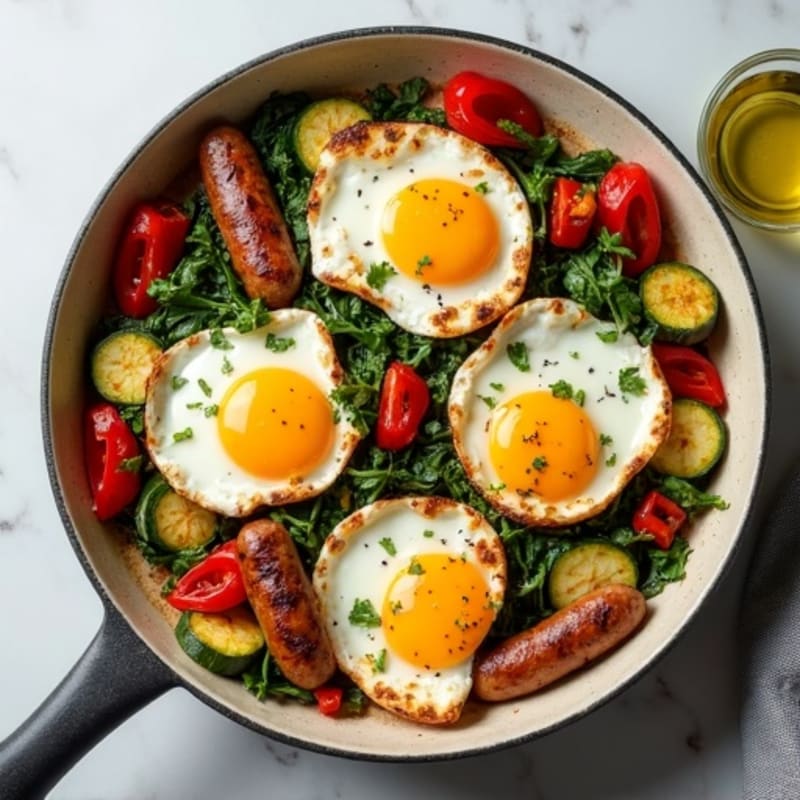 Sheet Pan Eggs with Roasted Vegetables