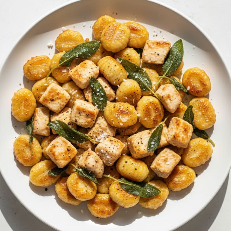 Creamy Ricotta Gnocchi with Sage Butter