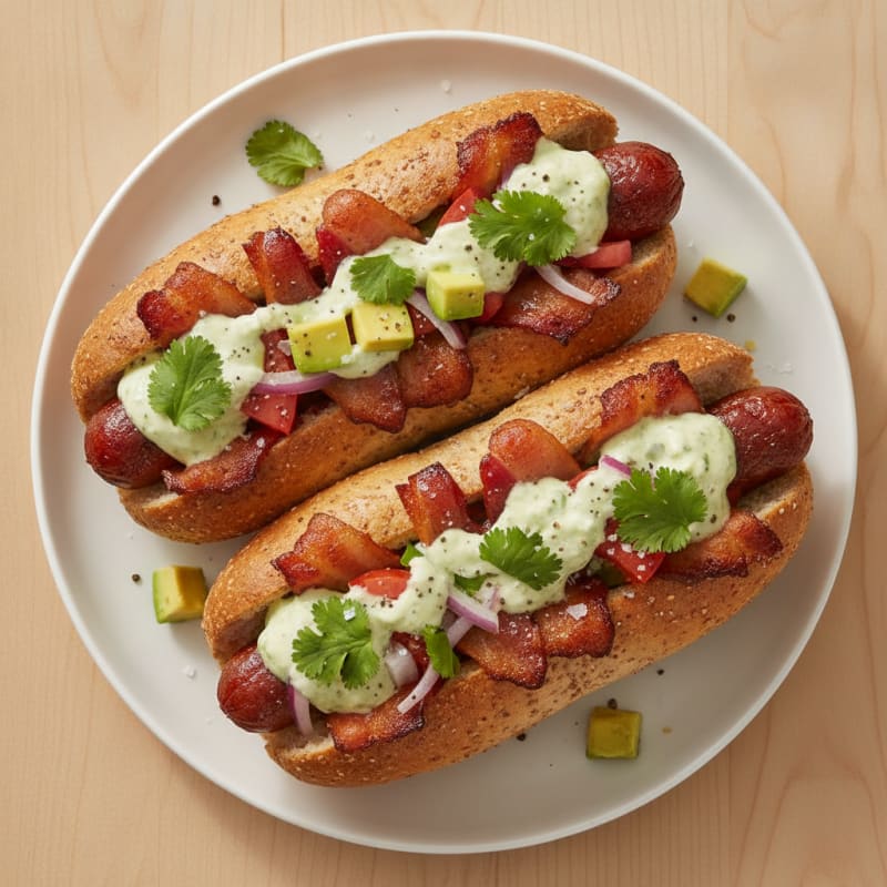 Bacon-Wrapped Hot Dogs