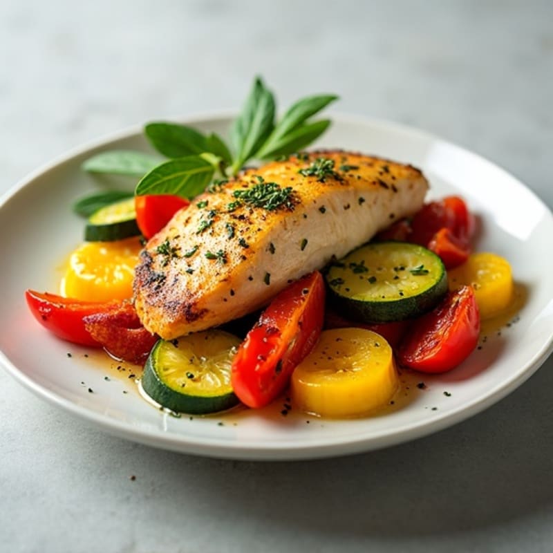 Herb-Roasted Summer Squash Medley