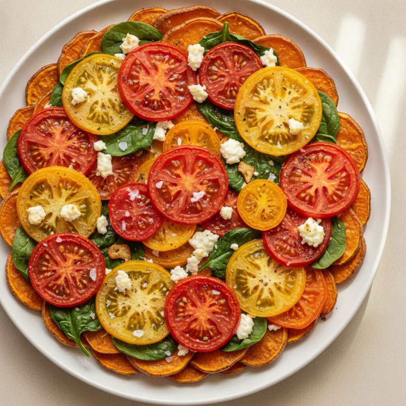 Baked Tomato and Cheese Tart